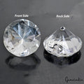 208.70 Ct Natural Untreated Sparkling White Crystal Quartz Round Diamond Cut Gem