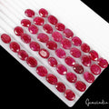 430 Cts/40 Pcs Natural Red Pink Beryl Oval Faceted Loose Gems Lot For Jewelry
