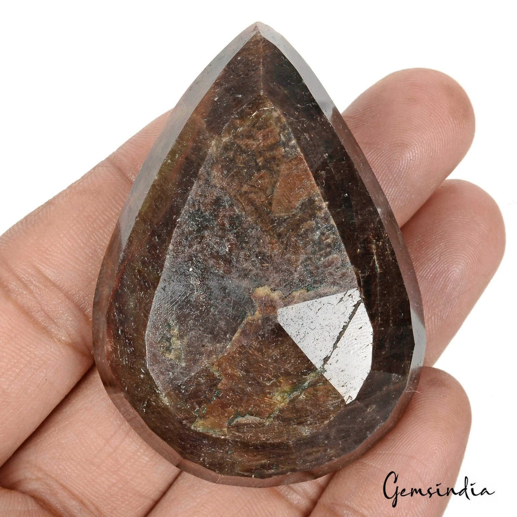 Sapphire Loose Gemstone, Untreated, Golden — 60x43x19mm, 480 Ct, Madagascar