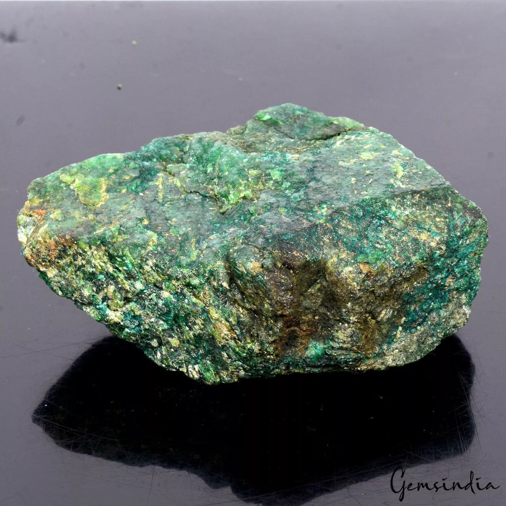 Natural 1920 Carat Earth Mined Uncut Rough Green Emerald Loose Gemstone Specimen
