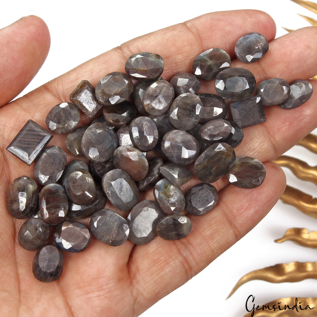 320 Ct/50 Pcs Natural Untreated Brown Sapphire Mix Cut Loose Gem Lot For Jewelry
