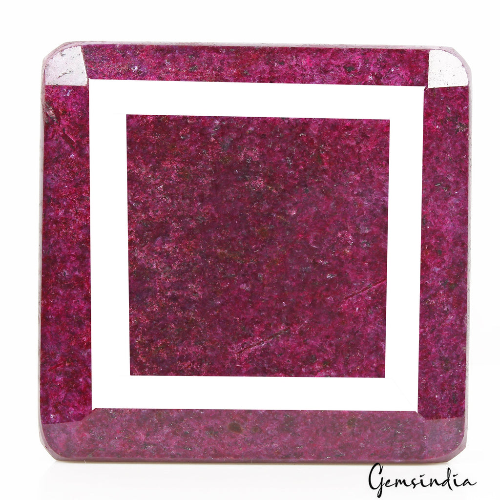 1230 Cts Natural African Pink Red Ruby Octagon Cut Earth mined Huge Loose Gem