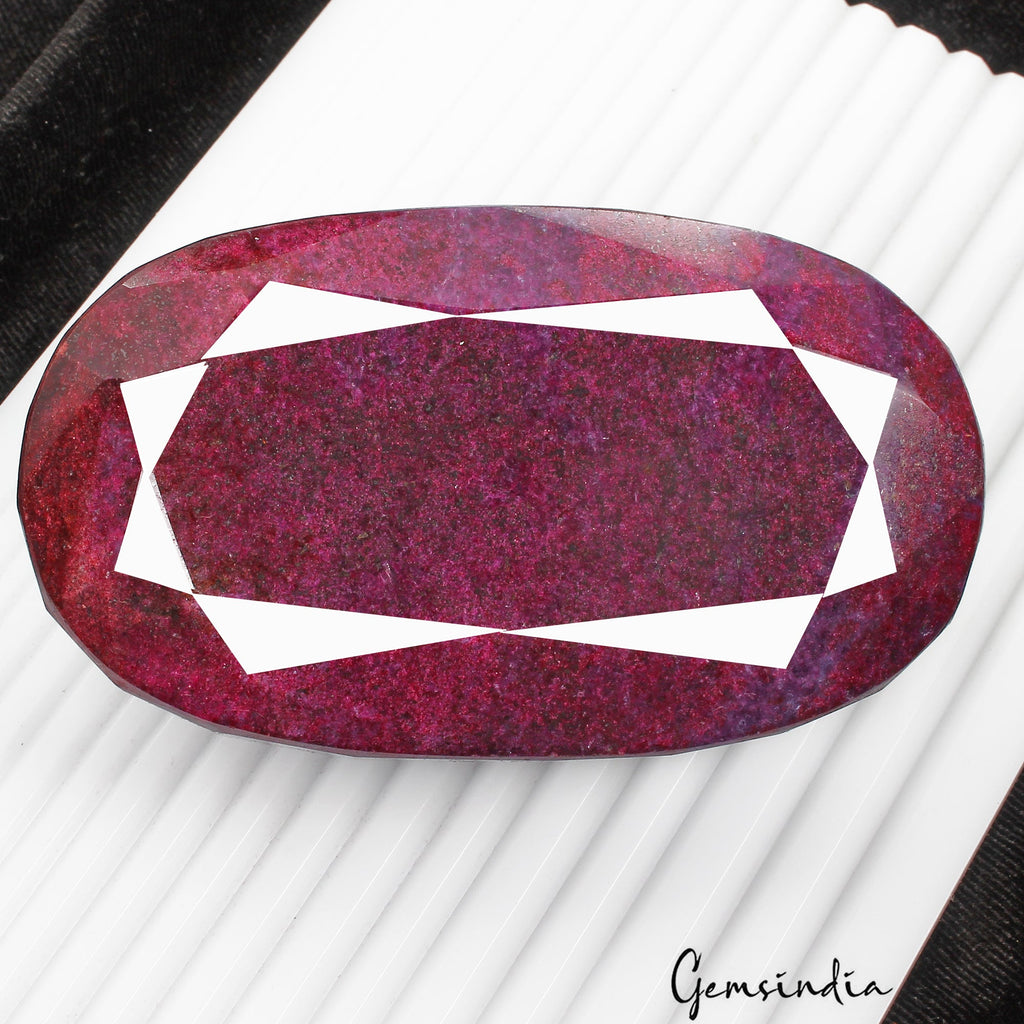 2900 Cts Natural African Red Ruby Oval Cut Earth mined Huge Size Loose Gemstone