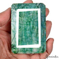 Huge 1570 Cts Natural Brazilian Green Emerald Octagon Cut Loose Earth mined Gem