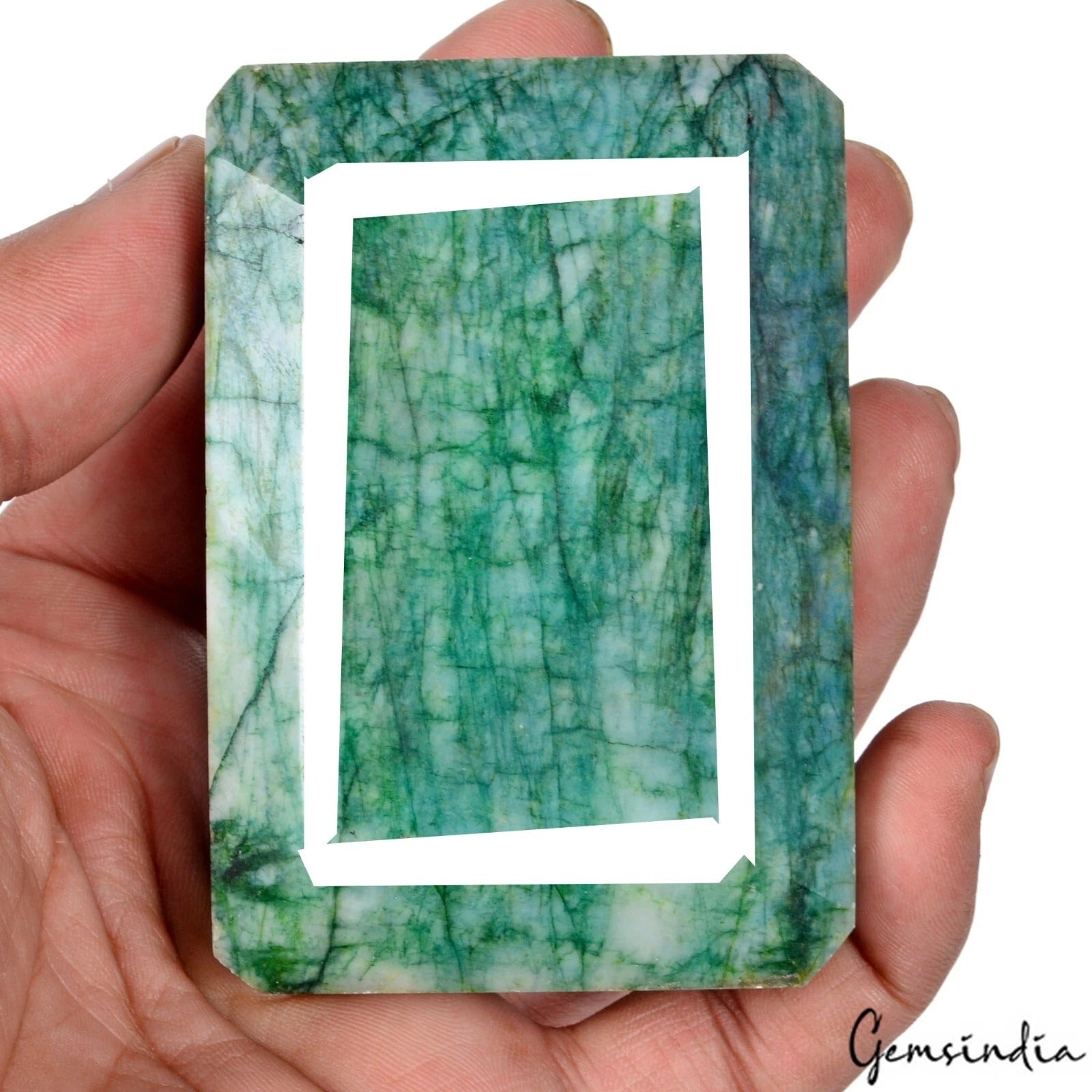Huge 1570 Cts Natural Brazilian Green Emerald Octagon Cut Loose Earth mined Gem