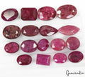 220 Ct/17 Pcs Natural USA Red Beryl Bixbite Mix Faceted Loose Gems Wholesale Lot