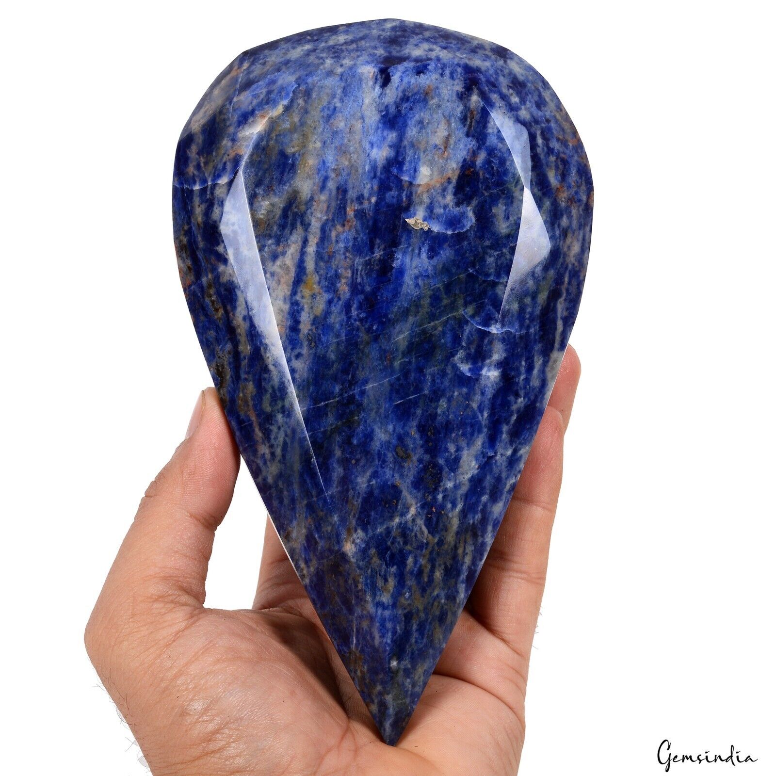 Sodalite Loose Gemstone, Blue — 7.2", 1.9 Kg