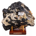 Massive Black Tourmaline w/ Feldspar Erongo Mountain Namibia Specimen Rough 2 Kg