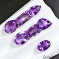 Mix Cut Natural Unheated Top Purple Amethyst Brazil 100Ct 16-18mm Loose Gemstone