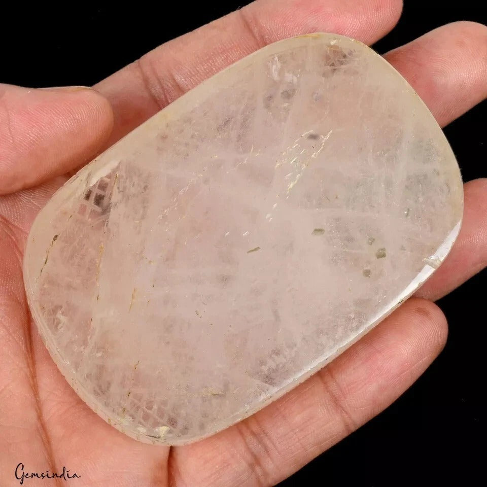 White Quartz Loose Gemstone, Untreated — 81x51x22 mm, 980 Ct