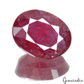 Ruby Loose Gemstone, Oval Cut, Heated — 14x12x6 mm, 10.50 Ct, Mozambique