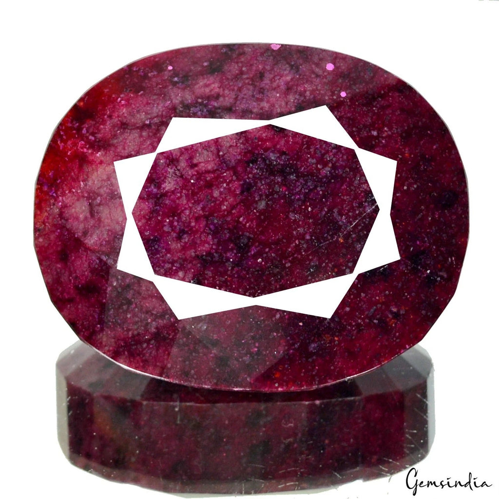 Museum Size 2780 Ct Natural African Dark Red Ruby Oval Earthmined Huge Loose Gem