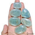 375 Cts/6 Pcs Natural Untreated Blue Beryl Aquamarine Mix Cab Wholesale Gems Lot