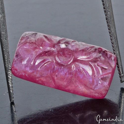 1 Piece Natural Red Ruby Heated Rare Moghul Carved Exclusive Gemstone~ 11.30 Cts
