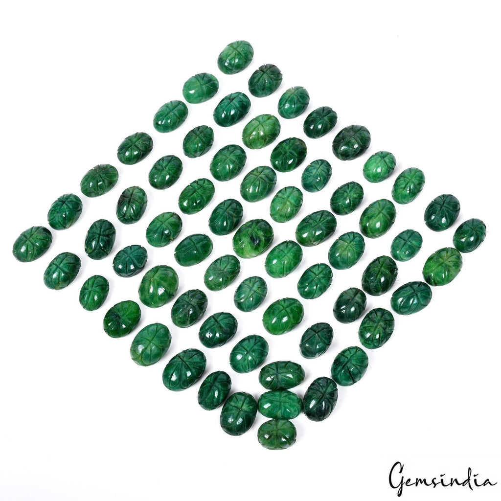 Emerald Loose Gemstone, Green — 15mm to 19mm, 850 Ct, Brazil