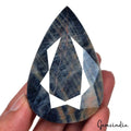740 Ct Natural Untreated Blue Sapphire Pear Cut Faceted Earth Mined Huge Gems
