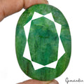Certified 760 Cts Natural Brazilian Green Emerald Oval Cut Loose Earth Mined Gem