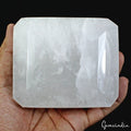 1.23 Kg 100%Natural HUGE White Quartz Octagon Cut Gemstone Brazil Perfect Shape