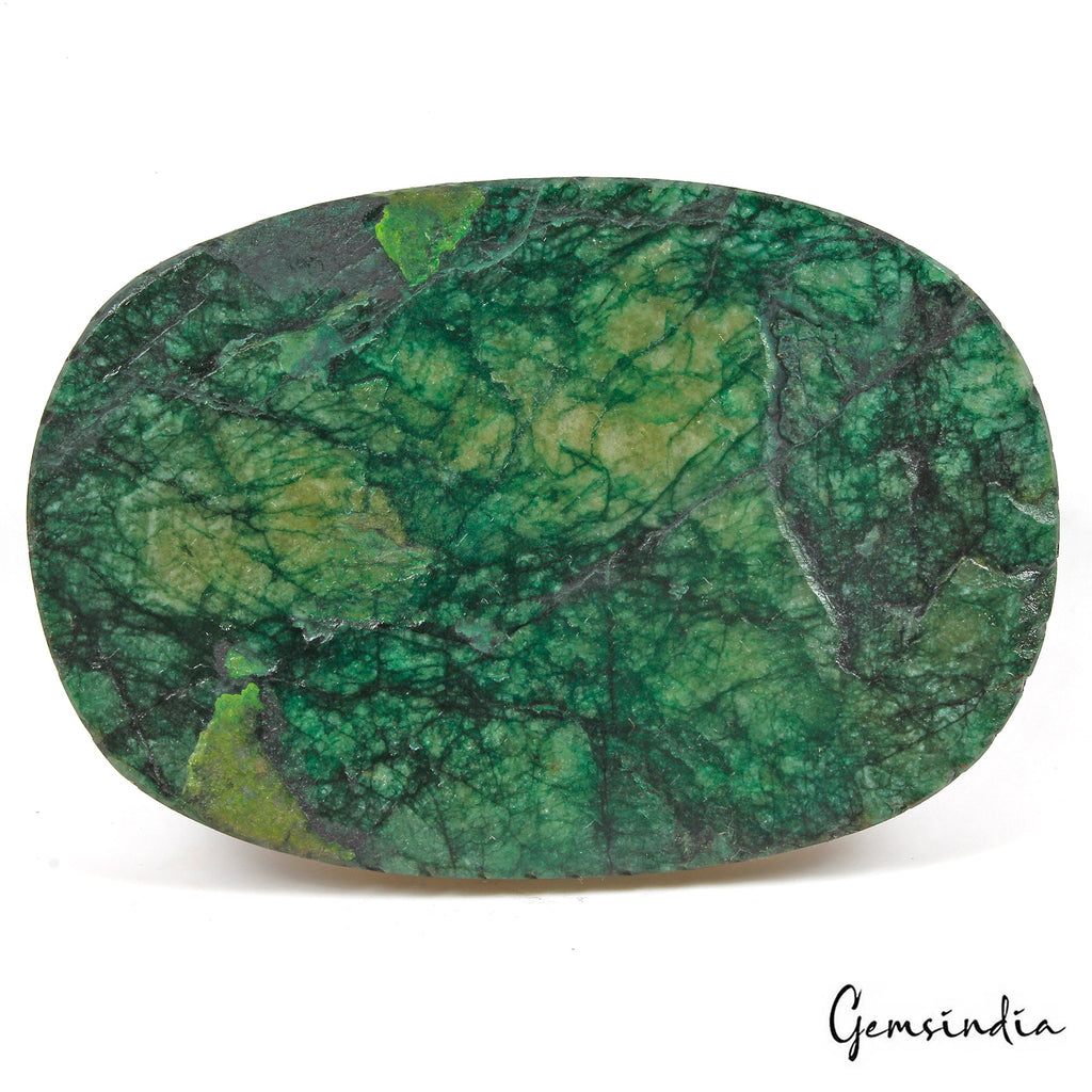 1700 Ct Natural Brazilian Dark Green Emerald Oval Cut Hand Carved Huge Loose Gem