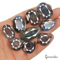 630 Cts/9 Pcs Natural Untreated Blue Brown Sapphire Mix Cut Loose Wholesale Gems
