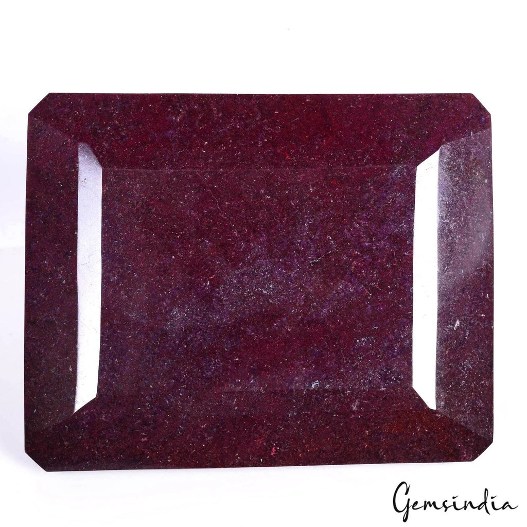 RARE 6.94 Kilo Natural HUGE Red Ruby Museum Grade Octagon Cut Loose Gemstone