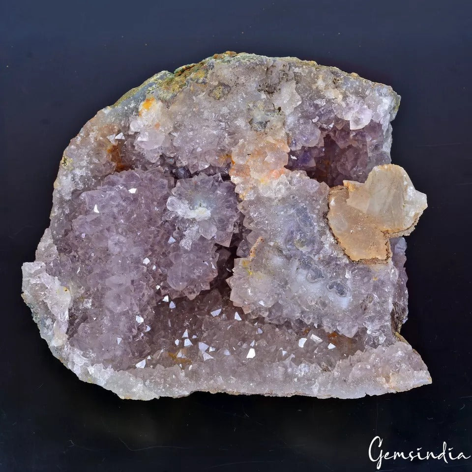 2.8LB Huge Natural Purple Amethyst Geode Quartz Cluster Crystal Specimen Healing