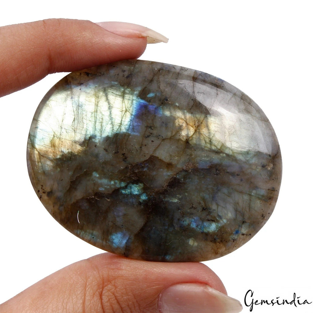 178.50 Ct Natural Untreated Multi Shine Labradorite Oval Cab Gems For Jewelry