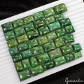1000 Ct Natural Green Emerald Rectangular Cabochon Loose 15-24mm Gemstones~44 Pc