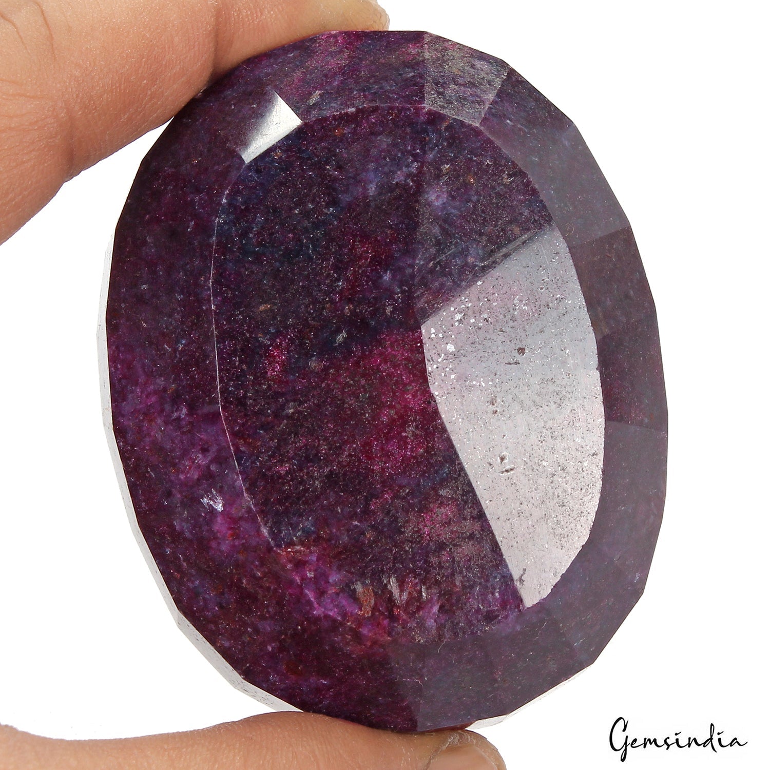 1650 Ct Natural Red Ruby Oval Cut Faceted Earth Mined Huge Size Loose Gemstone