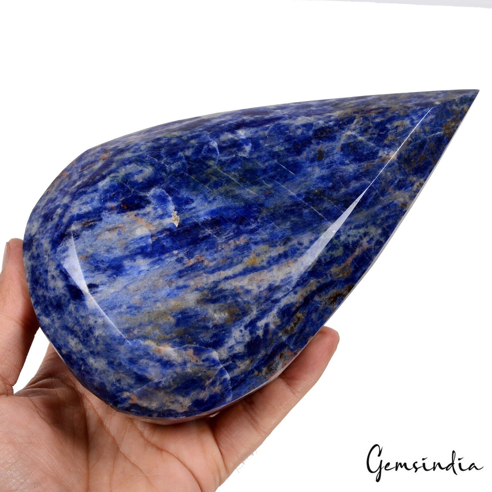 Sodalite Loose Gemstone, Blue — 7.2", 1.9 Kg