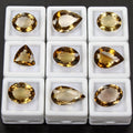 146.75 Cts Natural Golden Honey Citrine Mix Cut Loose Unheated Gemstones ~9 Pcs