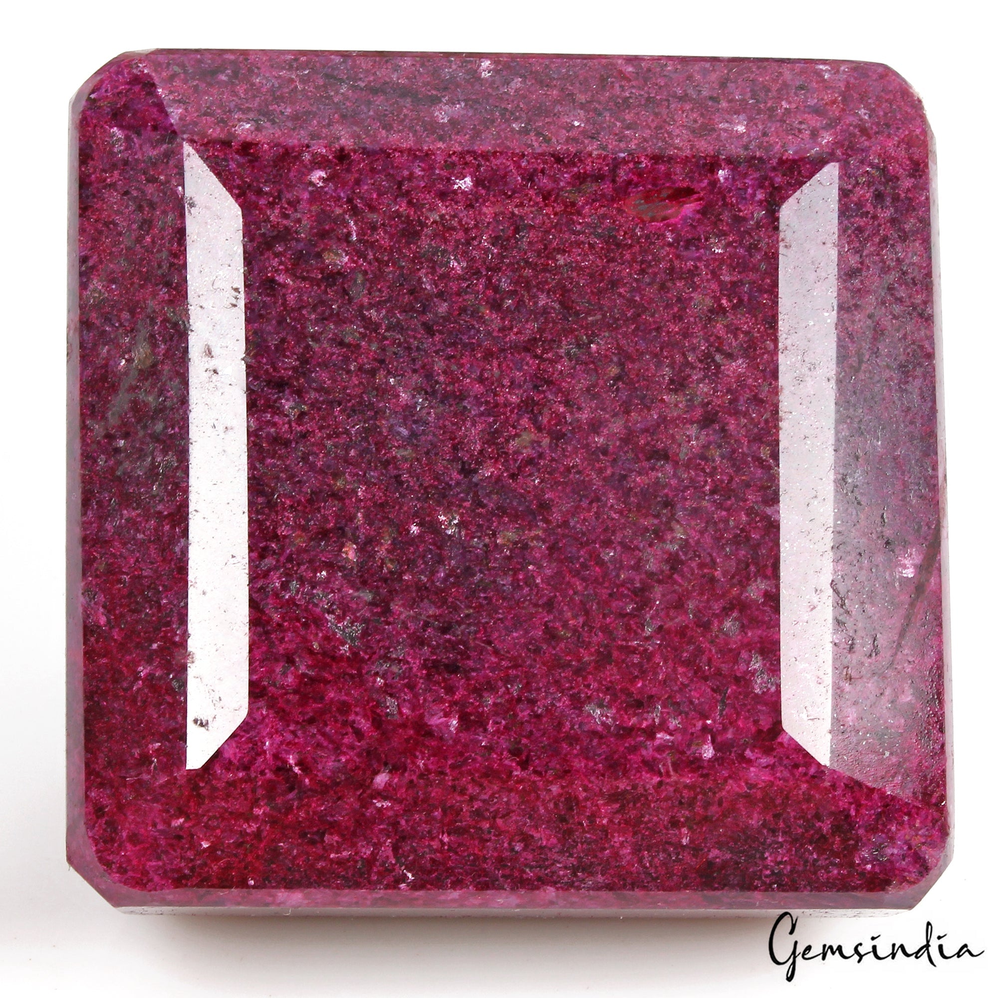 Certified 2200 Cts Natural Dark Red Ruby Octagon Cut Huge Loose Museum Sizum Siz