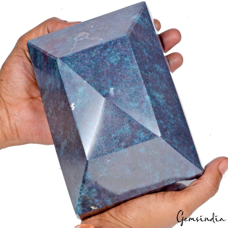 4.8 Kilo Natural Ruby Kyanite Untreated Octagon Cut Earth Mined Huge Gemstone