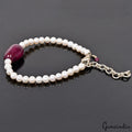 Ruby Bracelet, Color Enhanced, Red — 3mm to 13mm, 74.00 Ct