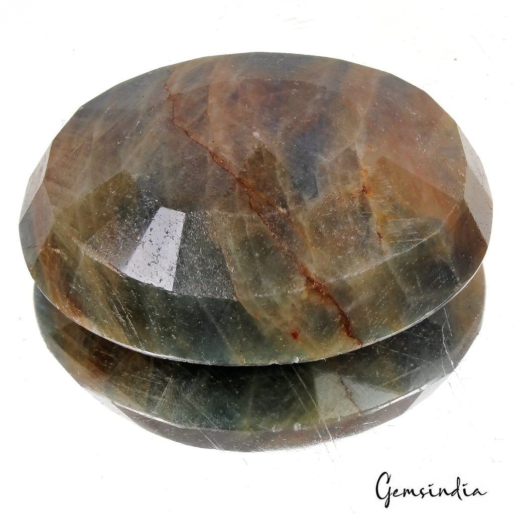 Certified Huge 790 Cts Natural Untreated Brown Blue Sapphire Oval Cut Loose Gem