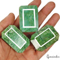 970 Cts/3 Pcs Natural Brazilian Green Emerald Octagon Cut Wholesale Gems Lot