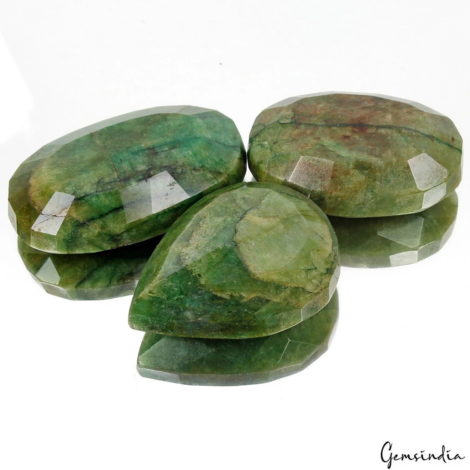 1160 Ct Earth Mined Emerald Huge Size Mix Faceted 100% Natural Gemstone Lot 3 Pc