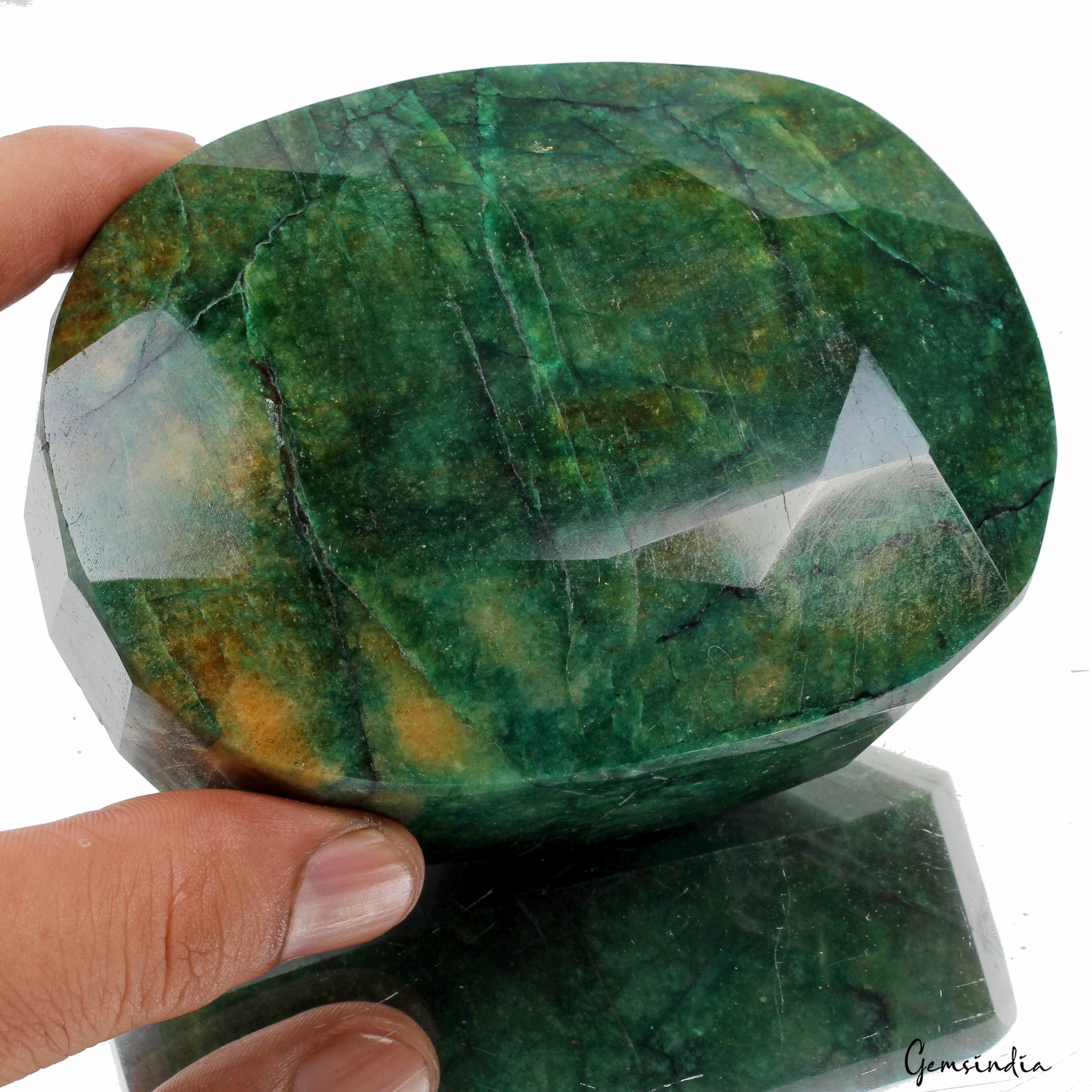 Fabulous Big Green Emerald Earth mined 4000 Ct Natural Huge Loose Brazilian Gem