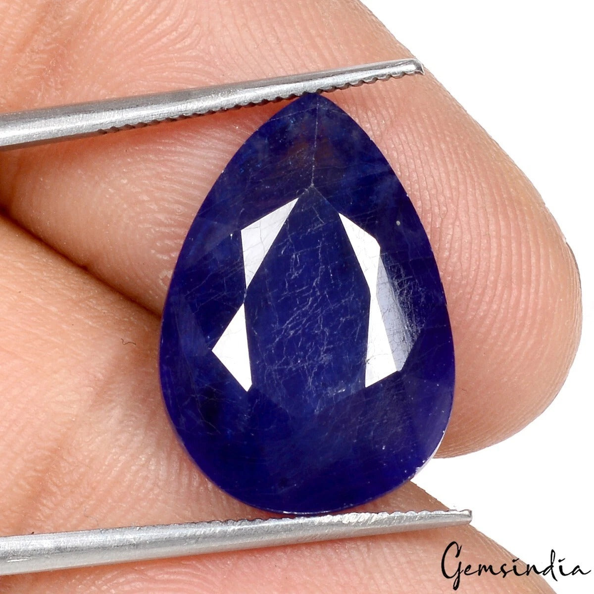 Ceylon Sapphire Loose Gemstone, Heated, Royal Blue — 18x12x6mm, 15.00 Ct, Sri Lanka