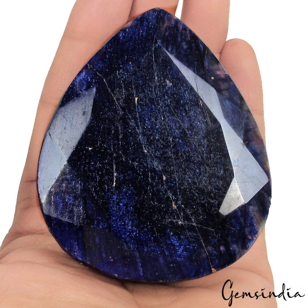 2230 Ct Natural Royal Blue Sapphire Pear Faceted Earth Mined Museum Size Gems