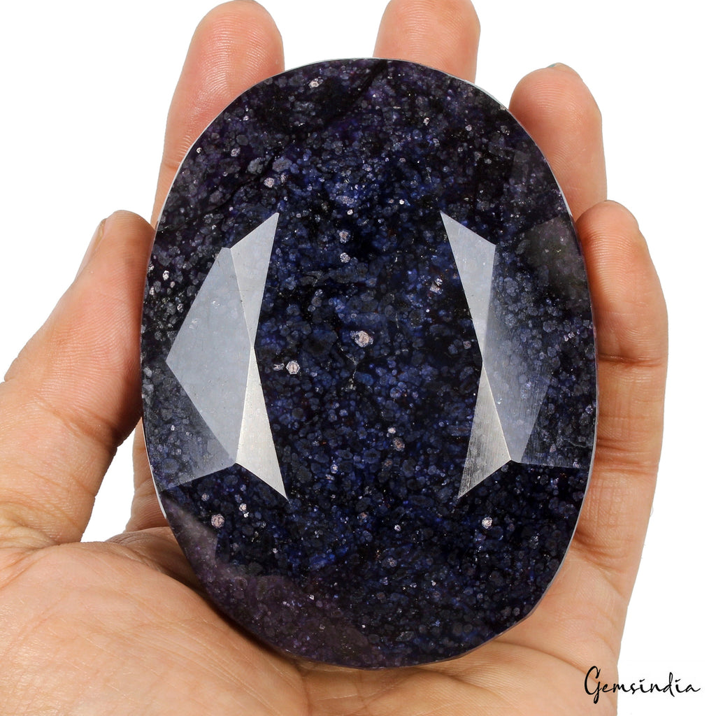 3000 Cts Natural African Earth Mined Blue Sapphire Oval Cut Huge Gem -91x68x46mm