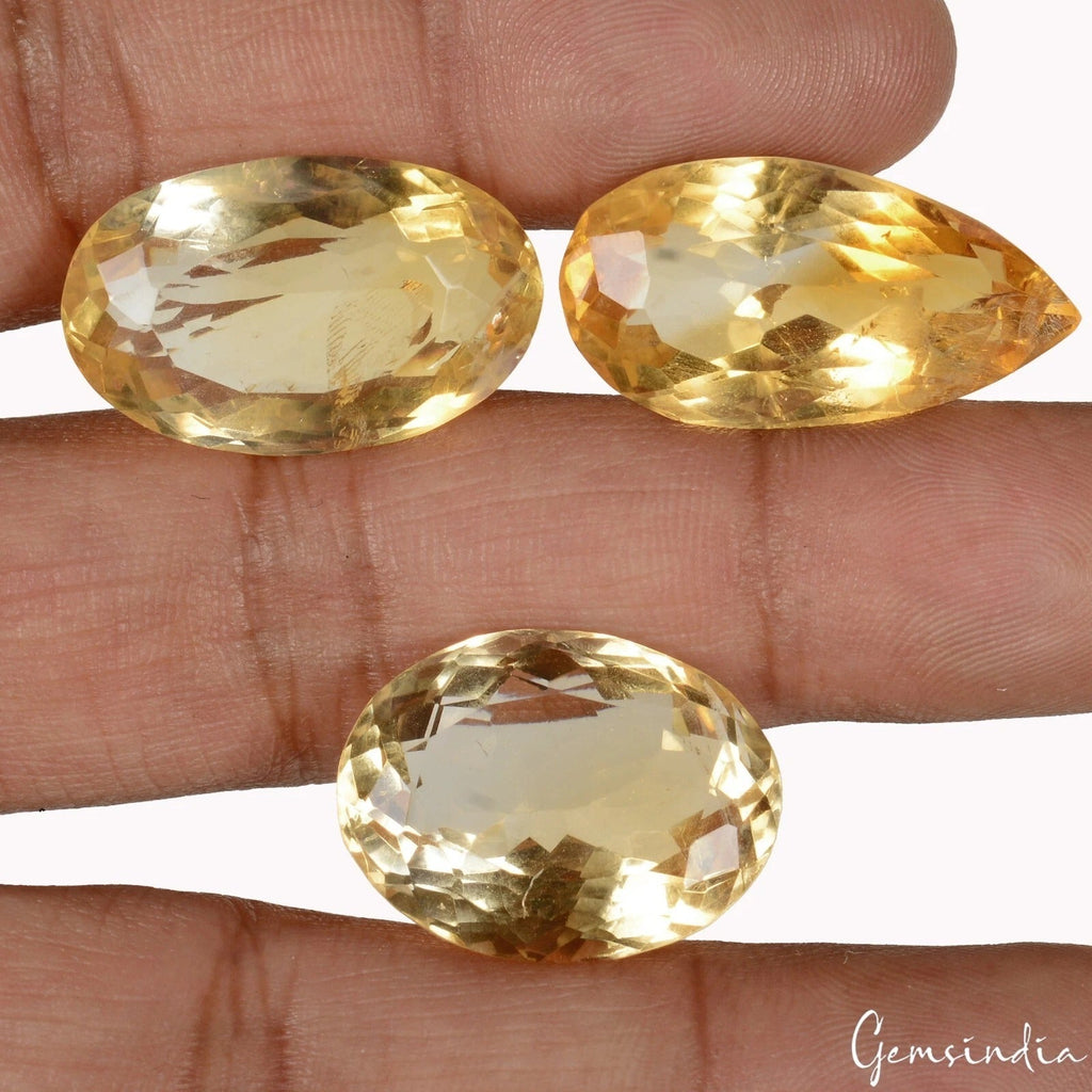 VVS 76.90 Ct Natural Citrine Mix Cut Loose Untreated Gemstones Wholesale Lot G g