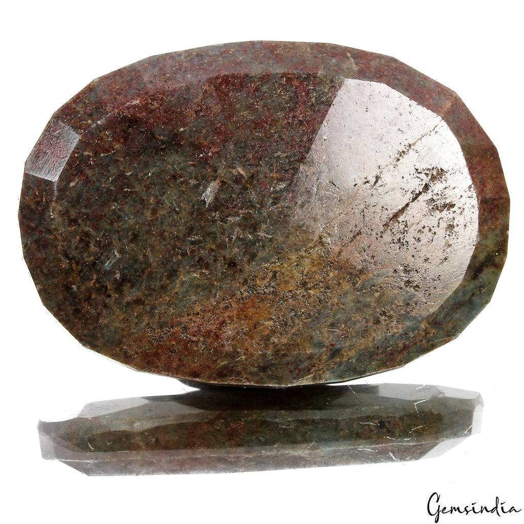450 Ct Natural Untreated Ruby Kyanite Oval Cut Earth Mined Huge Size Gemstone
