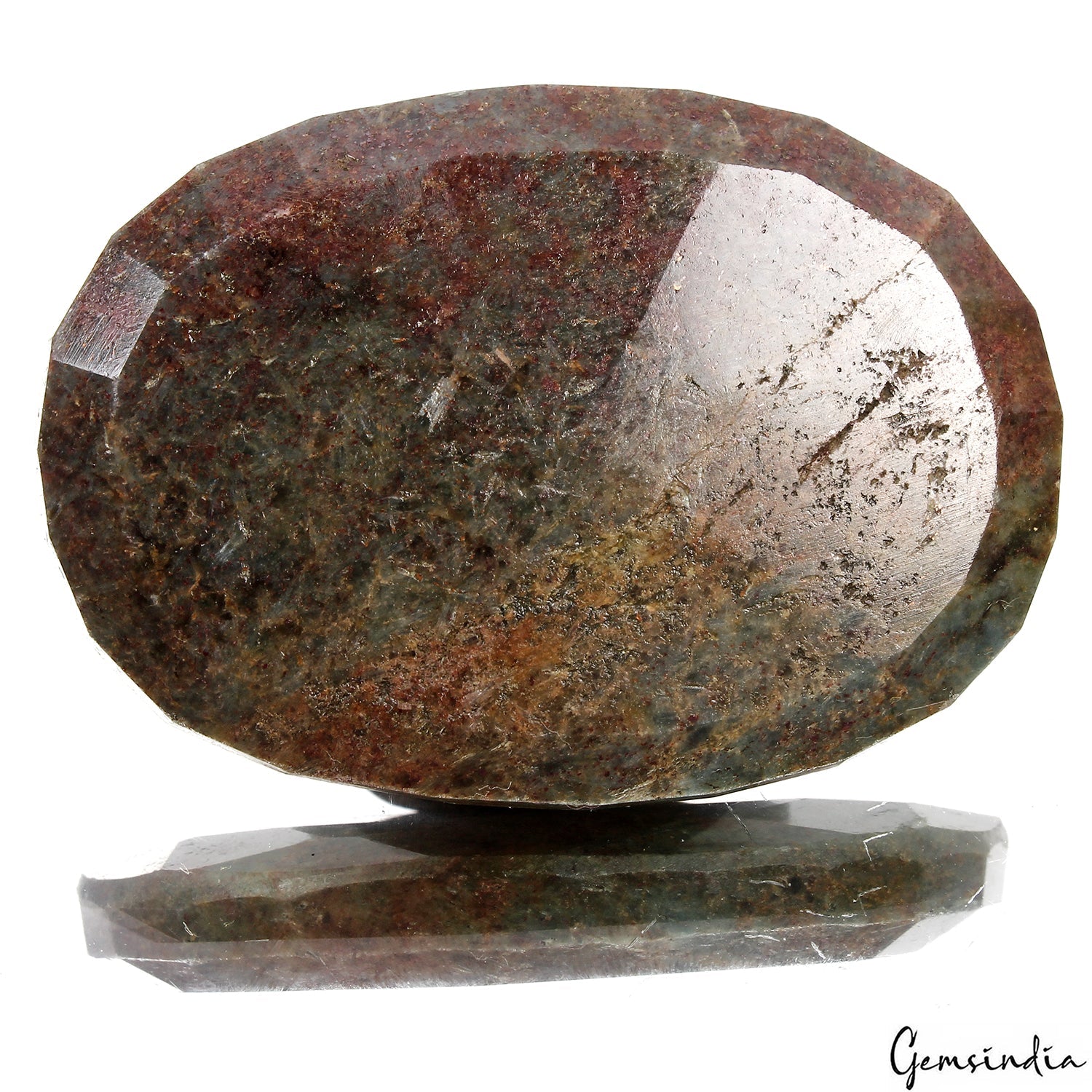 450 Ct Natural Untreated Ruby Kyanite Oval Cut Earth Mined Huge Size Gemstone
