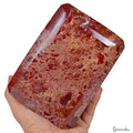 RARE Almost 3 Kilo Natural HUGE Red Jasper Octagon Cut Museum Grade Gemstone