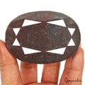 2320 Cts Natural Untreated Bi Color Ruby Kyanite Oval Faceted Cut Huge Loose Gem