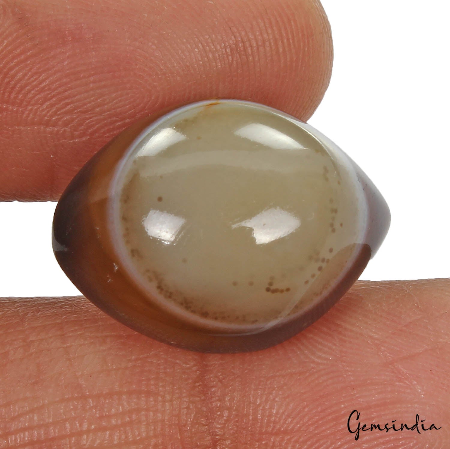 Agate Rough, Untreated — 23x13x11mm, 27.50 Ct