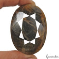Certified 800 Cts Natural Untreated Black Brown Sapphire Oval Cut Loose Huge Gem