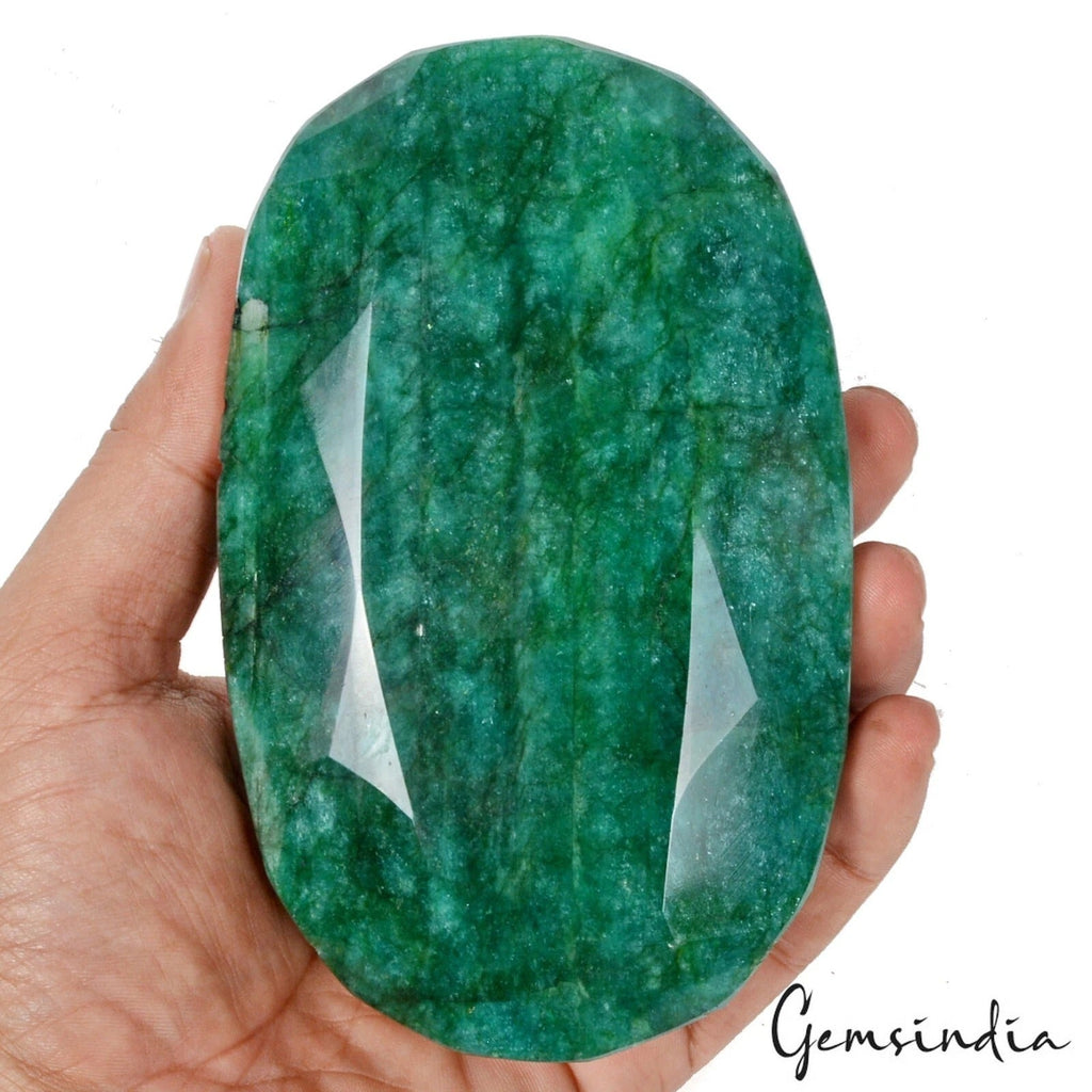 igl&i Certified 3970Ct Natural Brazilian Green Emerald Huge Oval Museum Size Gem