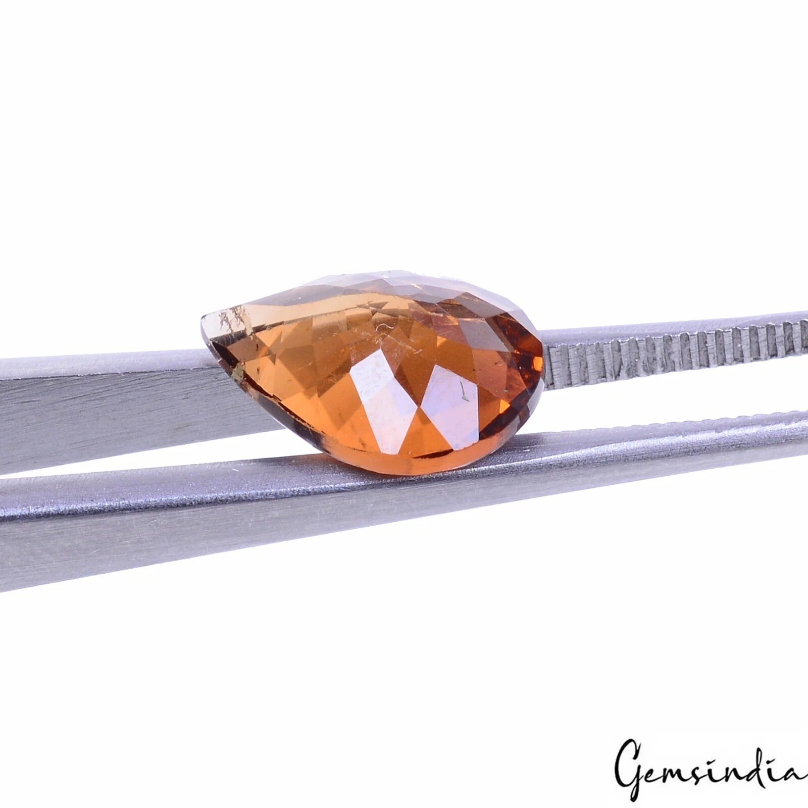 Tourmaline Loose Gemstone, Untreated, Brown — 12x9x5mm, 3.34 Ct, Mozambique